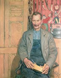 Hans Arnbom The Carpenter By Carl Larsson Carl Larsson Scandinavian Art Inspirational Artwork