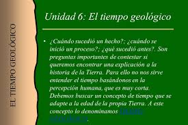 Unidad 6 El Tiempo Geologico Ppt Video Online Descargar