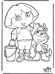 Getting started is very easy! Dora Winter Coloring Pages