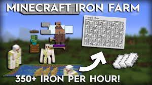 Über 7 millionen englischsprachige bücher. Minecraft Easiest 3 Villager Iron Farm 350 Per Hour 1 16 Youtube