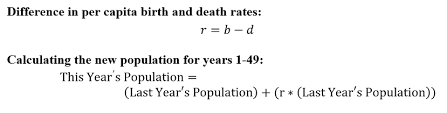 Table 3.4 summarizes the formulas of frequently used mortality measures. Project Population Growth Sustainability In Introductory Computer Science