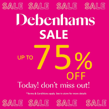 Get shopping and find deals on clothing for the family, items for your home, and gifts on sale at debenhams (debenhams.com). Debenhams Biggest Sale Is Back Debenhams Middle East Facebook