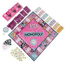Incluye una unidad de juego rotatorio que permite competir hasta 5 jugadores. Juego Monopoly Edicion L O L Surprise Monopoly