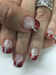 Best Nail Ideas Holidaynails Nails Design With Rhinestones Gel Nails French Christmas Gel Nails