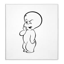 Casper Yawning Binder Zazzle Com In 2021 Casper Casper The Friendly Ghost Japanese Tattoo Symbols