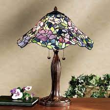 Pretty Floral Tiffany Lamp Stained Glass Light Tiffany Style Lamp Stained Glass Lighting