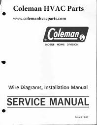 The above points can be fulfilled by understanding the electrical wiring diagram of individual hvac equipment and of the whole system. Coleman Wire Diagram Parts Manual Helpful User Guide Dgaa Dgah Dg Hvacpartstore
