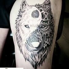 Yin Yang Tattoo On Foot Wolf Tattoo Design Yin Yang Tattoos Tattoos Manner