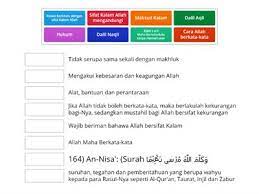 Bila seseorang iman kepada allah, maka orang tersebut juga wajib beriman kepada malaikat, rasul, kitab allah, qada, dan qadar, serta hari kiamat. Kesan Beriman Sifat Kalam Allah Sumber Pengajaran