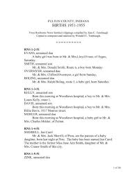 FULTON COUNTY, INDIANA