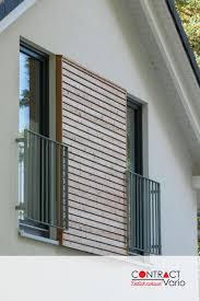 Hausdetails Wohnen Und Arbeiten Contract Vario Holzverkleidung Holzverkleidung Haus Fenster Architektur