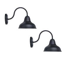 Choose from a stunning collection of. Project Source Barn Light 2 Pack 9 44 In H Black Dark Sky Medium Base E 26 Outdoor Wall Light In The Outdoor Wall Lights Department At Lowes Com