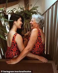 Two grannies and a stud. 72 Year Old Grandma Wears Granddaughter S Very Sexy S M Lingerie In Flip The Switch Tiktok Video Daily Mail Online