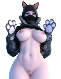 Frost from Rainbow Six Siege exposing her curves