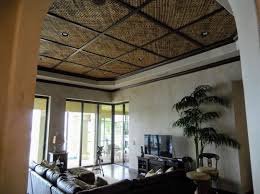 The decorative bamboo poles are an affordable addition to any modern space and can be bought in many large retail stores. Custom Ceilings
