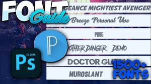 Font Guide For Montages Font Pack Link Pixel Lab Mighty Ed Youtube