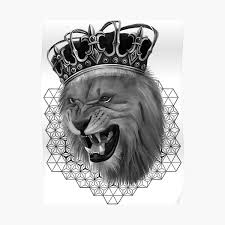 Here you have the privilege to play around some really wonderful colors. Lion Crown Tattoo Gifts Merchandise Redbubble
