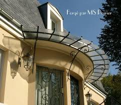 Auvant Circulaire En Fer Forge Fer Forge Auvent Maison Style