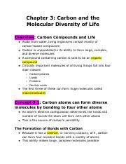 Macromolecule Chart Carbohydrates Atoms Present Carbon