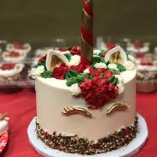 Choose from a curated selection of birthday cake photos. Christmas Unicorns Buttercream Cake Christmas Cake Designs Christmas Birthday Cake Christmas Pastries