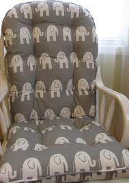 Maybe you would like to learn more about one of these? Glider Or Rocking Chair Cushions Set In Storm Grey With White Etsy