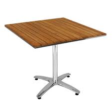 Complete your dining area with a pedestal table base. Table Terrasse En Bois Commandez Sur Techni Contact Table Bois Cafe Hotel Restaurant