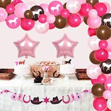 It has everything you need for an intimate get together with 16 guests. Unicorn Party Decoration Kit Magical Themed Supplies For 1st Birthday Baby Girl For Sale Online Ebay