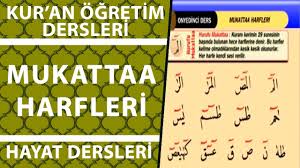 Ve kuranda 29 sure bunun gibi harflerle başlamaktadır. Mukattaa Harflerinin Okunusu Kuran Ogreniyorum Youtube