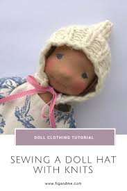 A couple of doll hats i knit. Making A Doll Hat With Repurposed Knits The Easy Way Fig Me