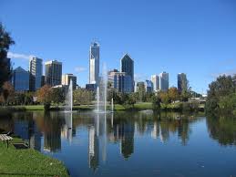 Perth City Centre In Western Australia Picture Taken From The Swan River Near Sponsored Western Australia Tourist Australia Holidays Australia Travel