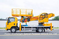 High-Performance 16m Telescopic Boom Aerial Work Platform Truck