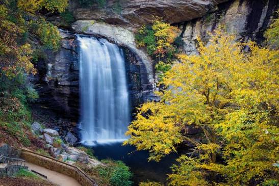 Looking Glass Falls, North Carolina Waterfall