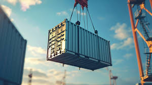 Transporting A Shipping Container ...