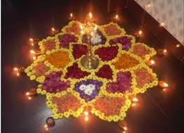 Page 1 of free vector floral pattern. 9 Beautiful Diya Rangoli Designs And Patterns Styles At Life