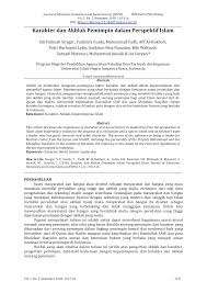 Sebab antara misi khusus islam disampaikan kepada manusia adalah untuk mempromosikan akhlak yang mulia. Http Mahesainstitute Web Id Ojs2 Index Php Jehss Article Download 22 Pdf