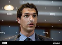 Werner Claes photographié lors de l'assemblée générale annuelle du Comité  olympique belge BOIC