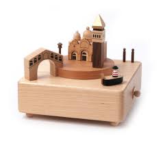 Wooderful Life Music Box Venice Music Box Wooden Music Box Musical Box