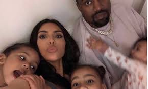 Saint and kim kardashian west. Kim Kardashian Shares Rare Photo Of All Four Of Her Children And Fans Spot The Sweetest Thing About North West Hello