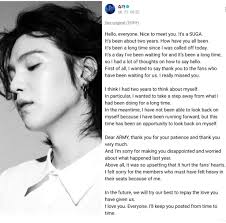 Suga is HOME! 🤩 💜 AGUST D is back, and our hearts are full. His first  Weverse post since discharge means OT7 is reunited. Let the celebrations  begin! 💜 📸: Suga/Weverse and IG