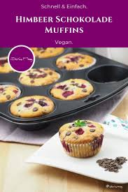 Vegane Himbeer Schokolade Muffins Rezept Ein Einfaches Schnelles Und Gunstiges Preiswertes Schokoladen Muffins Rezept Vegane Muffins Muffin Rezept Einfach