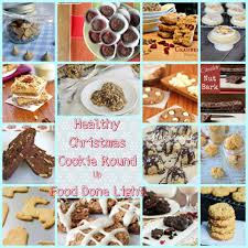 Healthy Christmas Cookie Round Up Food Done Light Healthy Christmas Cookies Cookies Recipes Christmas Healthy Christmas