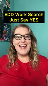 All you need to do is say yes to EDD work search #MeExplaining #unemployed  #unemploymentcheck #getpaid #CA #california