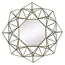 Home Decor Geometric Mirror Mirror Gold Geometric
