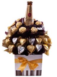 Crowning Glory Chocolate Bouquet Chocolate Bouquet Chocolate Flowers Liquor Bouquet
