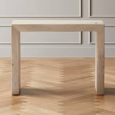 Shop Blanche Bleached Acacia Console Table Inspired By The Beauty Of Imperfection Solid Acacia Wood Co Modern Console Tables Console Table Wood Console Table