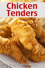 Easy Chicken Tenders Recipe And Dinner Menu Chicken Tender Recipes Chicken Tender Recipes Easy Chicken Strip Recipes