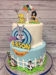 Kakes By Kena Looney Tunes Themed Baby Shower Cake And Facebook