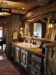 Discover inspiration to makeover your space with how do i decorate my bathroom? 12 Easy Rustic Bathroom Ideas You Should Copy For Your Bathroom Decor Rustic Log Cabin Bathroom Decor Rus Cabin Bathroom Decor Rustic Bathrooms Rustic House