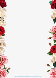 Free Printable Floral Border Wedding Invitation Templates Templates Printable Free Free Floral Printables Floral Printables