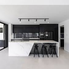 Black And White House Interior Design Review Delightful Cool Kitchens Coolkitchens In 2020 Luxury Kitchen Design Modern Kitchen Design Kitchen Design